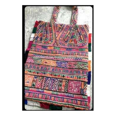 Vintage Indian Tribal Banjara Tote Bag