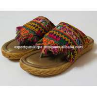 Tribal Designer Boho Bohemian Spirit Banjara Ladies Slippers